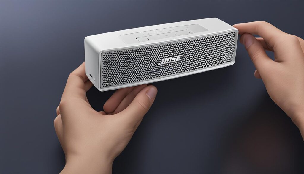 resetting a bose soundlink mini